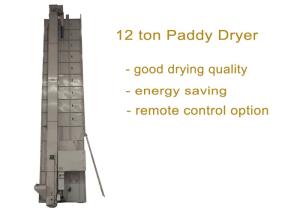 High Drying Speed Small Grain Dryer 12 Ton Per Batch With Indirect Heating