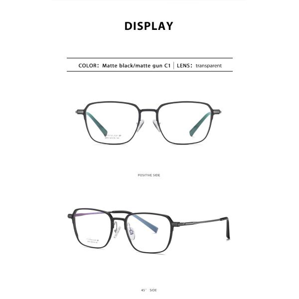 Изготовленные на заказ взрослые стекел сплава титана, оптически алюминиевые стекла рамки