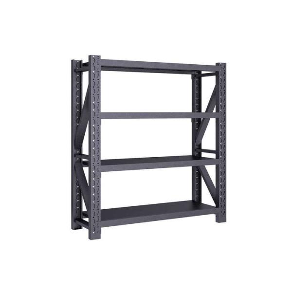 Cold Rolled 1000x360x2400mm Black Free Standing Shelf 200KG Weight Capacity
