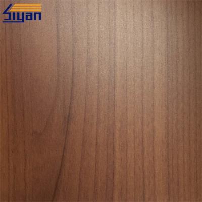 Wood Grain PVC Furniture Film Non Adhesive , PVC Wood Grain Film For MDF
