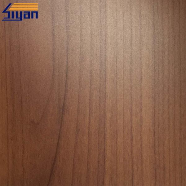 Wood Grain PVC Furniture Film Non Adhesive , PVC Wood Grain Film For MDF