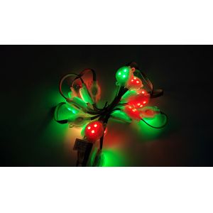 24V Low Voltage 30mm RGB LED Pixel Light IP67 Waterproof for Outdoor Playground Decoration