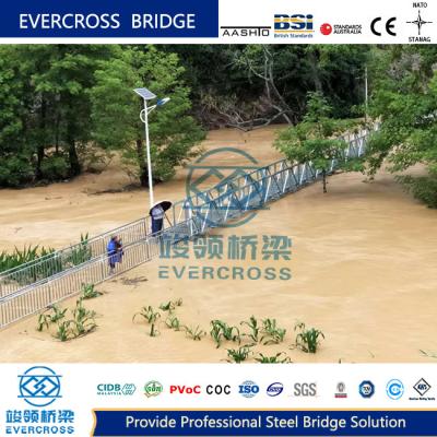 Footwalk Steel Beam Footbridge Modular Design Fast Installed ODM