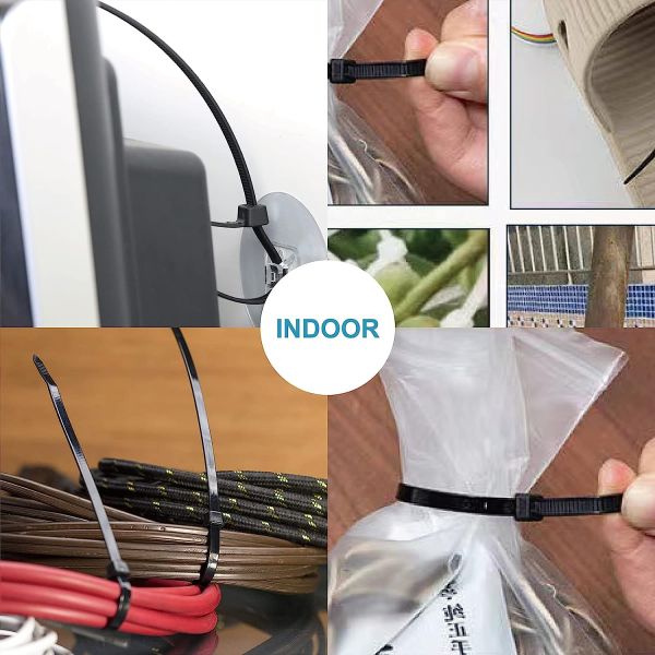 Custom Colour Cable Ties Practical Anti Slip For Christmas Tree