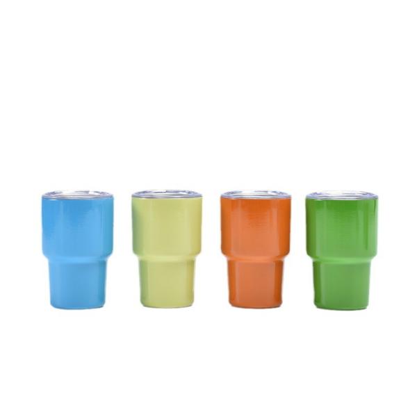 Mini Shot 2oz Curve Tumbler - Double Wall Vacuum Insulated - Nonslip Bottom - Stainless Steel Tumbler