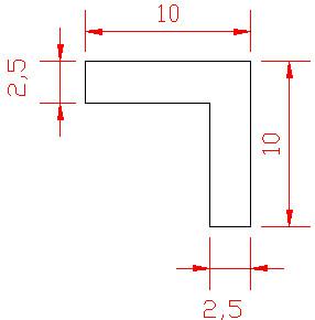 Golden Color Durable 10mm Brass L Profile 6m Length EN CW600N