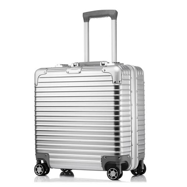 18 inch luggage, multifunctional small boarding luggage, business aluminum frame suitcase, men's and women's password 17 travel hard box