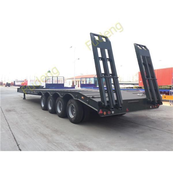 FUWA / BPW Axle Low Bed Semi Trailer High Tensile Steel Q345B Material