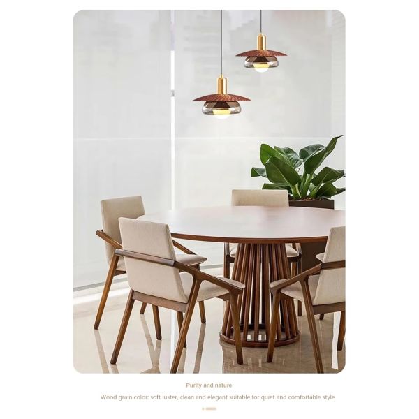 Glass Lampshade Bedroom Living Room Hanging Lights Vintage Led Glass Pendant Lamp Fixture (WH-VP-340)