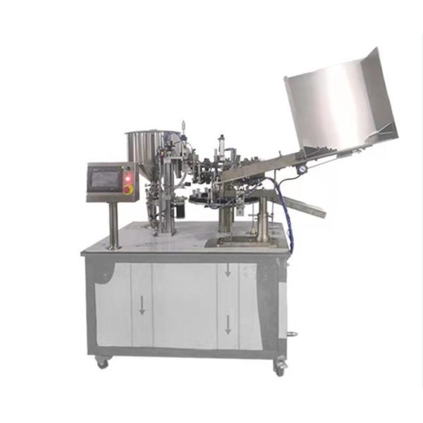 Aluminium Metal Tube Filling Sealing Machine For Liquid Paste Cream Glue