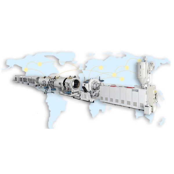 Промышленная пластиковая рифленая линия сверхмощный большой диаметр штранг-прессования трубы PVC HDPE