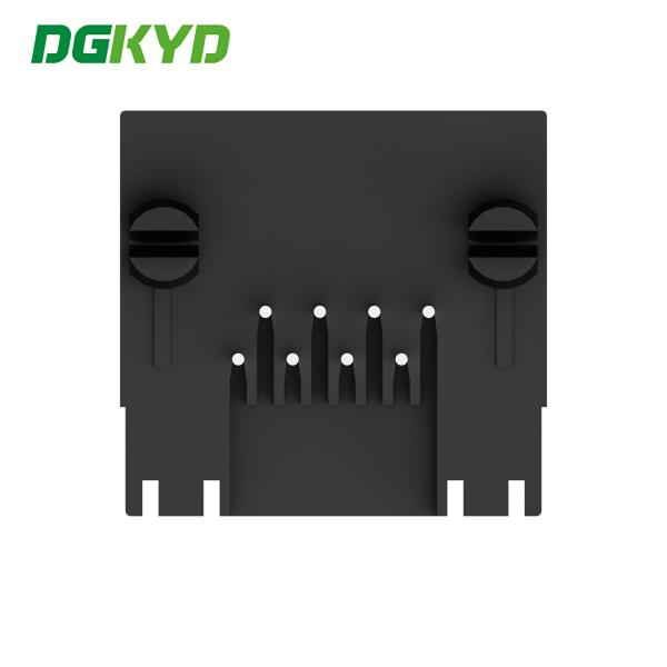 Da luz 8P8C tomada plástica completa livre DGKYD561188IWA1DY1 do lado de 90 graus Rj45 reta