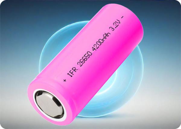 12.6A Lifepo4 26650 batterie 3,2 V 4200 mAh batterie rechargeable légère