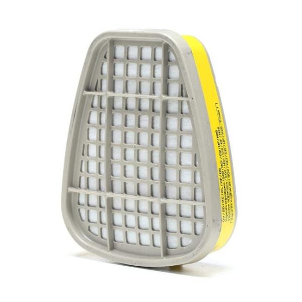 Anti Organic Acid Gas Respirator Cartridge with Bayonet Connection for Easy Twist On and Off