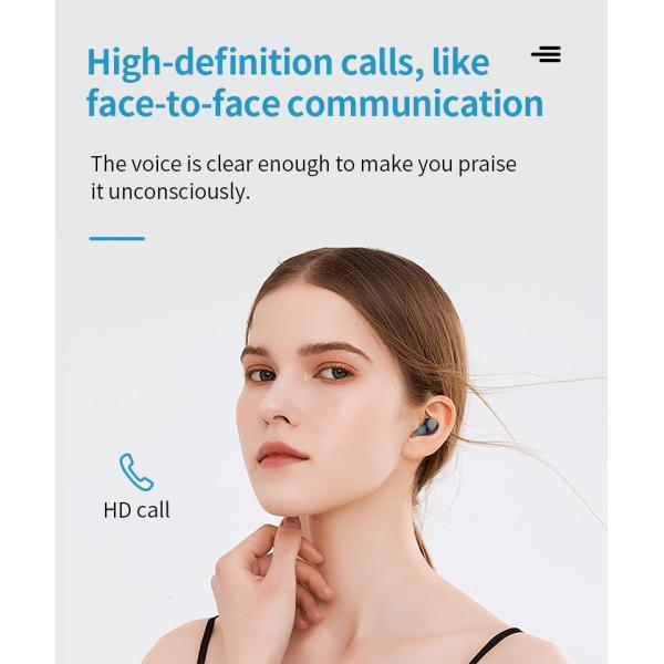 120H 2 в 1 двойном беспроводном Earbuds, пластиковом мини радиотелеграфе Earbuds Bluetooth 5,0