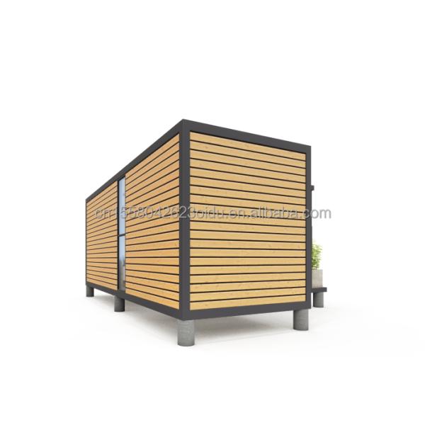 Casas de contenedores modulares prefabricadas estilo de diseño moderno con marco de acero de acero galvanizado 180g