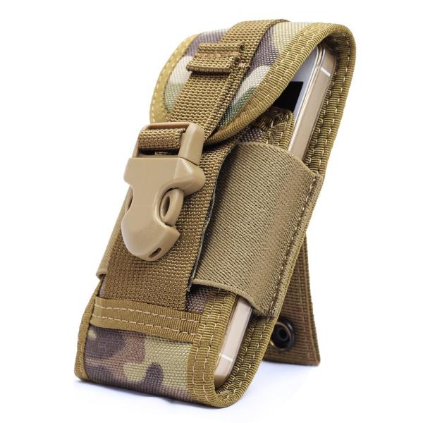 Cell Phone Tactical Waist Pack Hiking , Molle Waist Pack Nylon