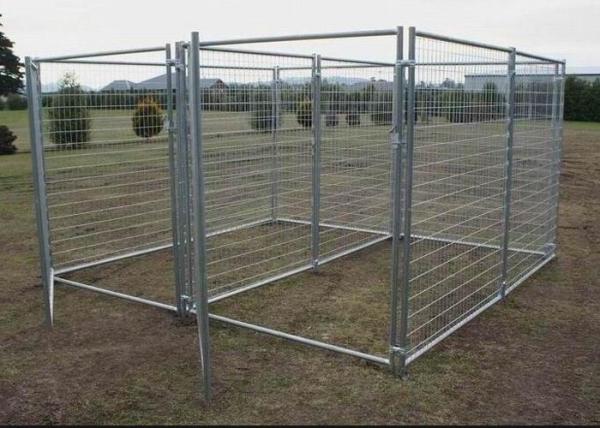 Hot Dipped Galvanised Temporary Site Security Fencing , Welded Wire Mesh Fence
