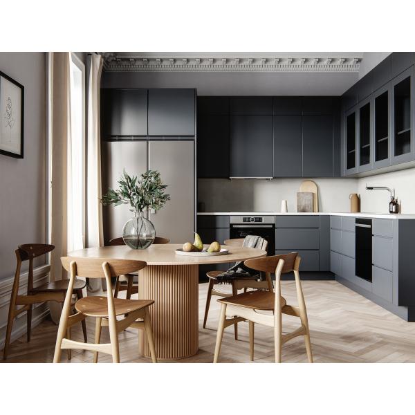 Matt Shaker Lacquer Furniture Modular Kitchen Cabinet Made In China