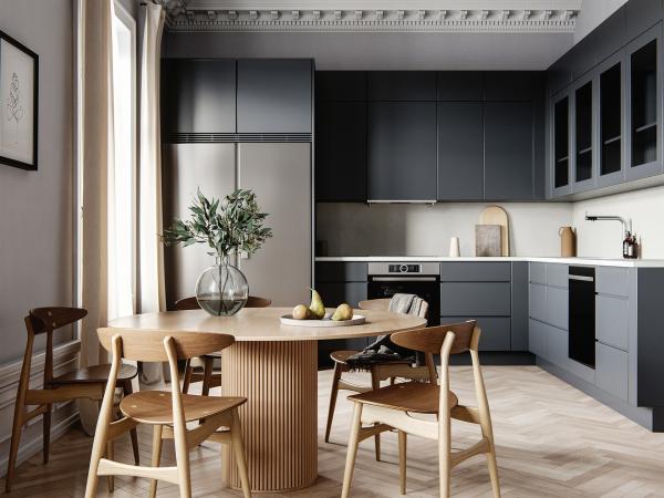 Matt Shaker Lacquer Furniture Modular Kitchen Cabinet Made In China