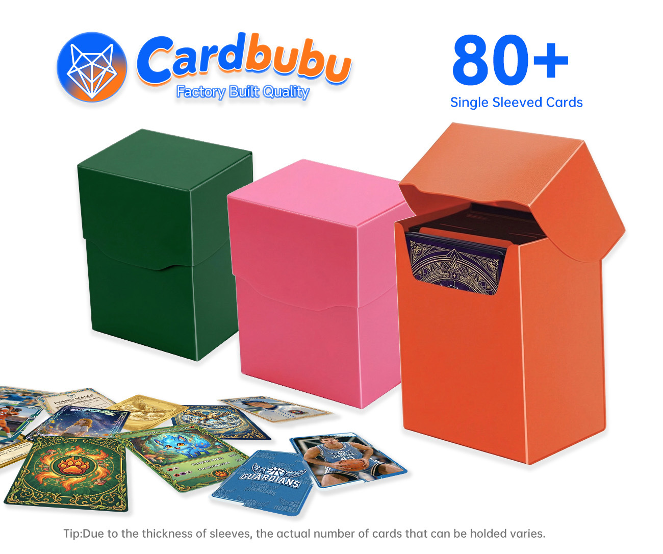 UV Printed TCG Deck Box PP Trading Card Storage Boxes MTG Factory Production