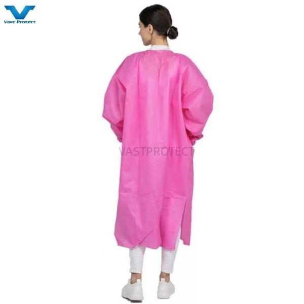 Spring / Autumn Labratory Jacket Disposable Non-Woven PP Lab Coat from OEM PPE Supplies