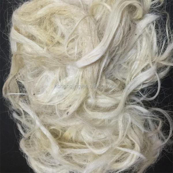Scoured Chinese Grey Clipped Goat Hair