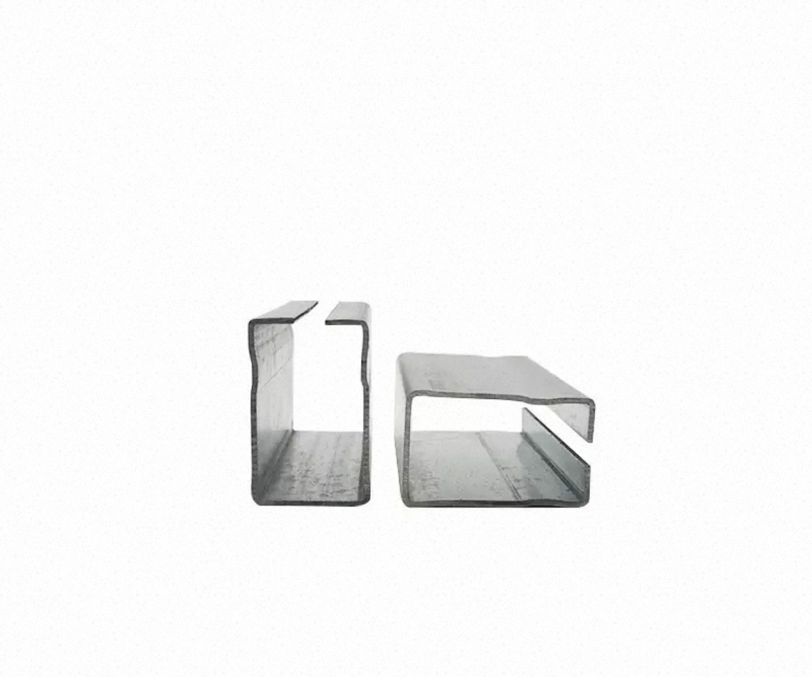 Custom Pre Punched Steel C Purlin Lightweight 60 – 120μM Zinc Coating Channel Section