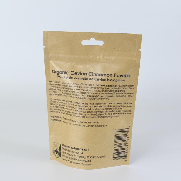 Multifunction Brown Kraft Paper Pouch  Seasoning Bag For Powdered Sugar