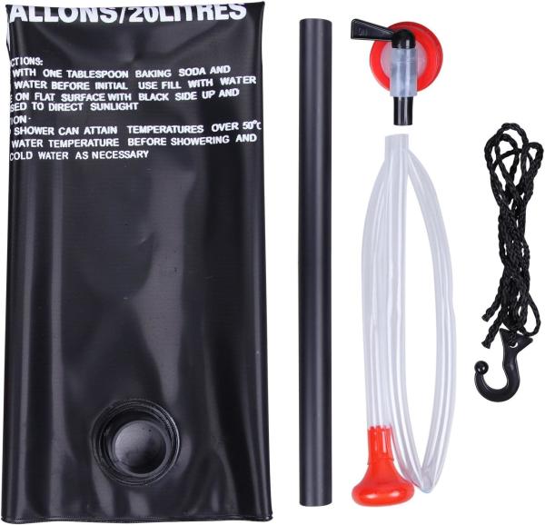 Inflatable Shampoo Basin with Bedside PVC Shower Bag Combo Pack, Shampoo Bowl with Sprayer and Water Bag