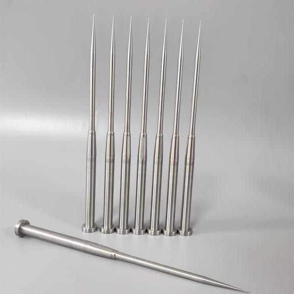 M340 Stainless Mold Steel Core Pin with Long Taper Design for High Precision ±0.005mm Medical Injection Molds