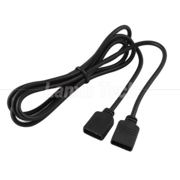 Female to Female 4 Pin RGB Plug Connector Extension Cable for 5050 3528 2835 LED Strip Light