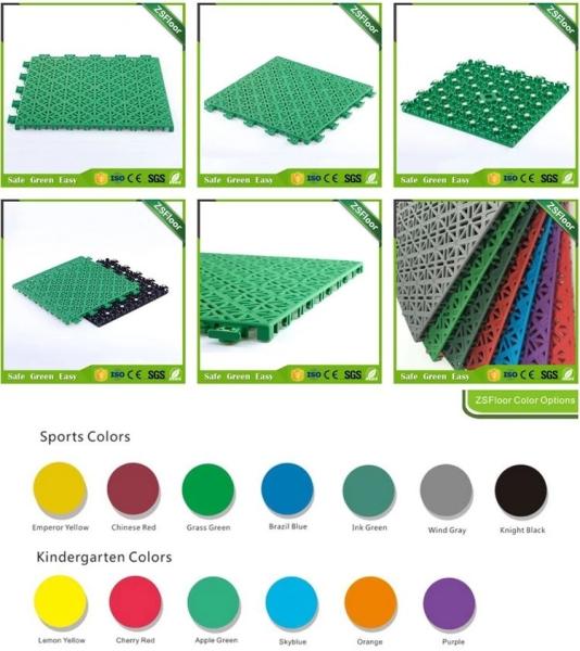Recyclable Anti Aging Interlocking Gym Mats Recyclable Basketball Court