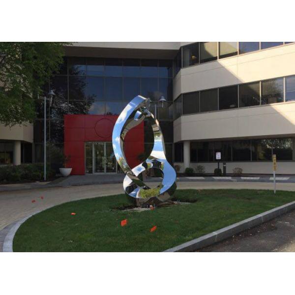 Les statues extérieures contemporaines en métal/jardin d'amant grand sculpte le