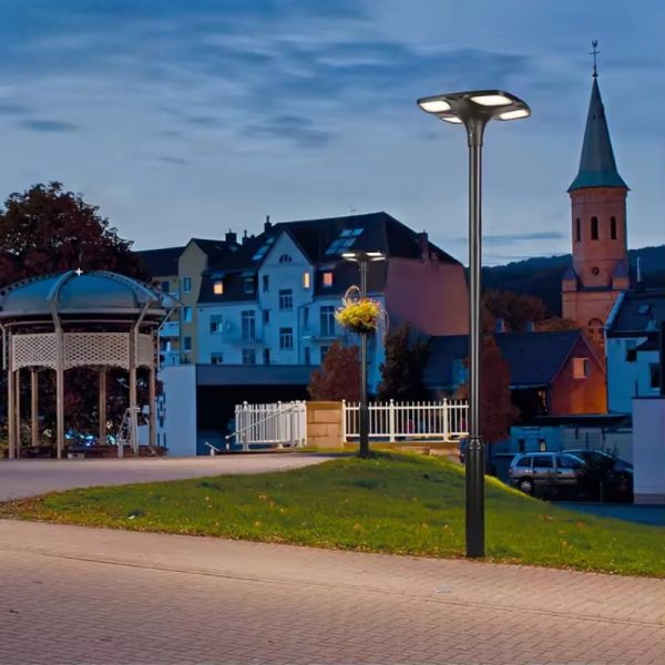 Waterproof LED Solar Garden Lights with Dusk to Dawn Motion Detection Energy-Saving for Pathways