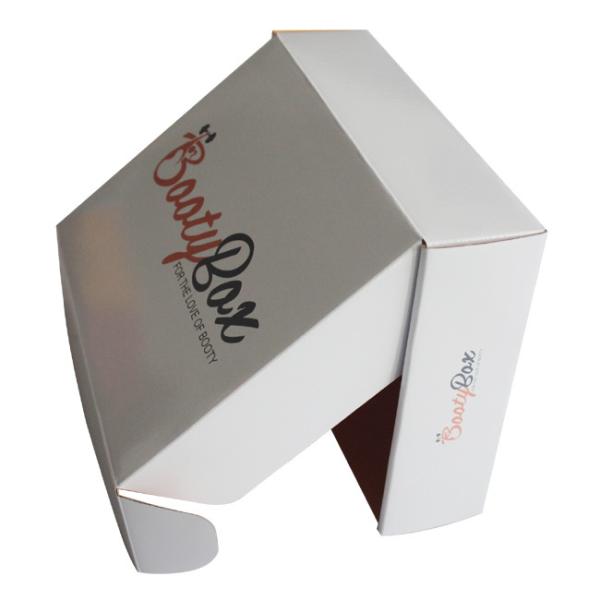 Luxury t Shirt Packaging Boxes Small Glossy Paper Package Custom Corrugated Fold Compartment Thick Paper Box Logo Print