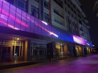 Pantalla de malla LED transparente programable S30 P50 P100 Impermeable IP65