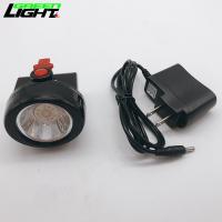 Lâmpada de tampa de mineração sem fio leve para mineiros IP67 4000LUX 3.7V 0.65W 2.8Ah