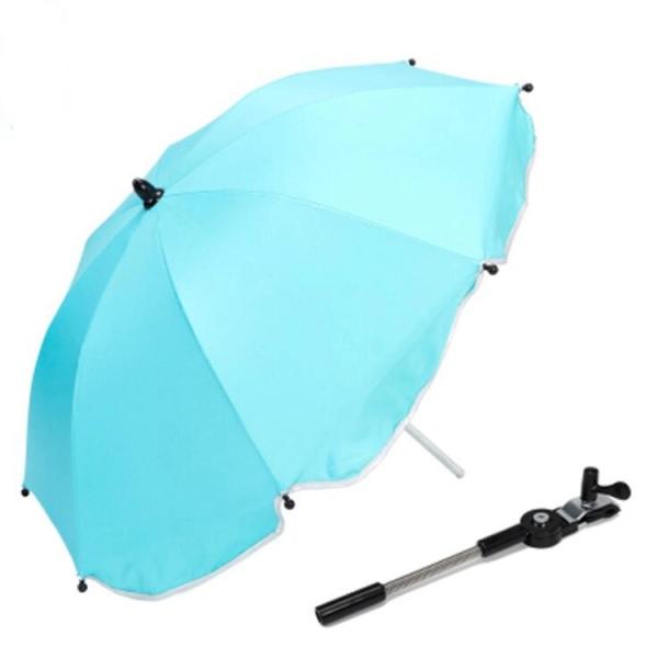 Blue Baby Buggy Kolcraft Stroller Cute Umbrella , Small Umbrella For Kids