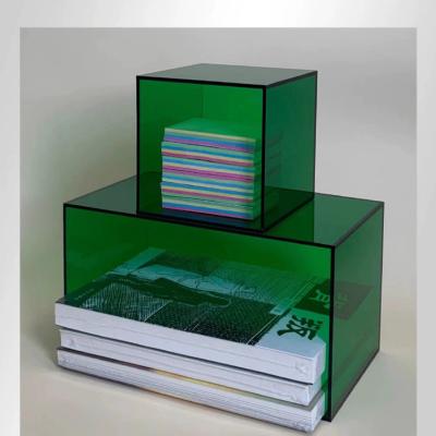 Wholesale Plexiglass Acrylic Box Acrylic Organizer Bins For Commercial Promotion