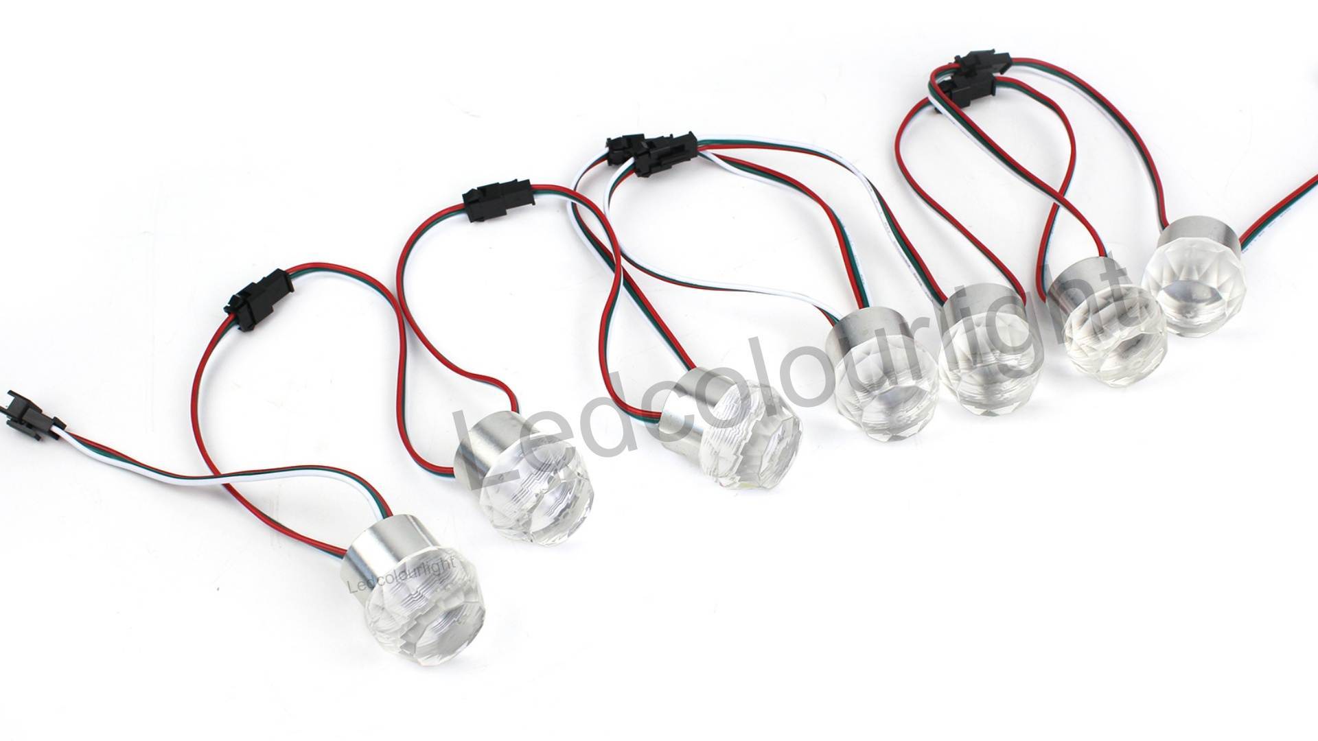 IP65 D33mm SPI Control RGB LED Diamond Crystal Pixel Light for Nightclub Decoration