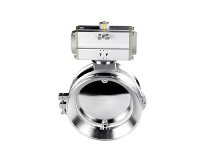 Horizontal Pneumatic Butterfly Valve 1-10 Inch Wafer Type