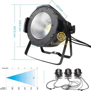Parque temático DMX 100W Blinder Quente Frio Branco COB Par luzes para o palco