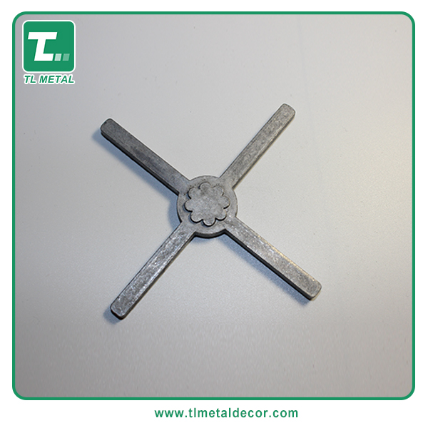 Manufacture cast aluminum fence ornament aluminum railing flower