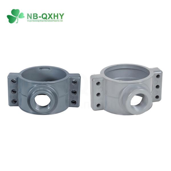 Customized Request UPVC PVC DIN Standard Coupling Clamp Saddle for Pipe Fitting System