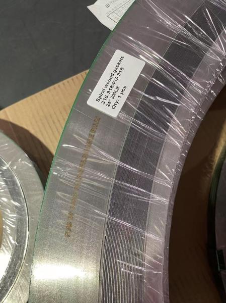 Stainless Steel 316 Outer Ring and Inner Ring Spiral Wound Gasket for ASME B16.5 Flange  3.2mm/4.5mm