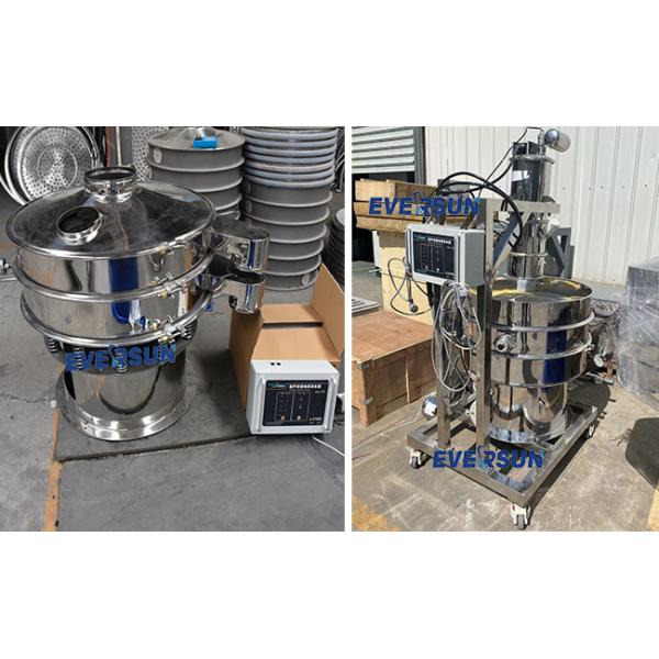 Industrial Ultrasonic Cleaning Rotary Vibrating Sieve 600-2000mm Screen Size