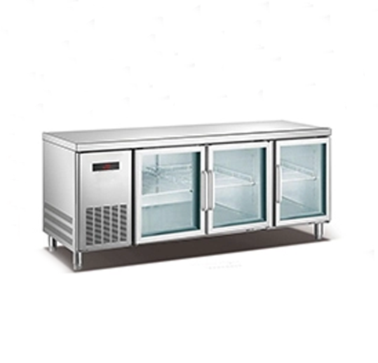Direct Cooling Stainless Steel Freezers Refrigeration Facilities 1380L