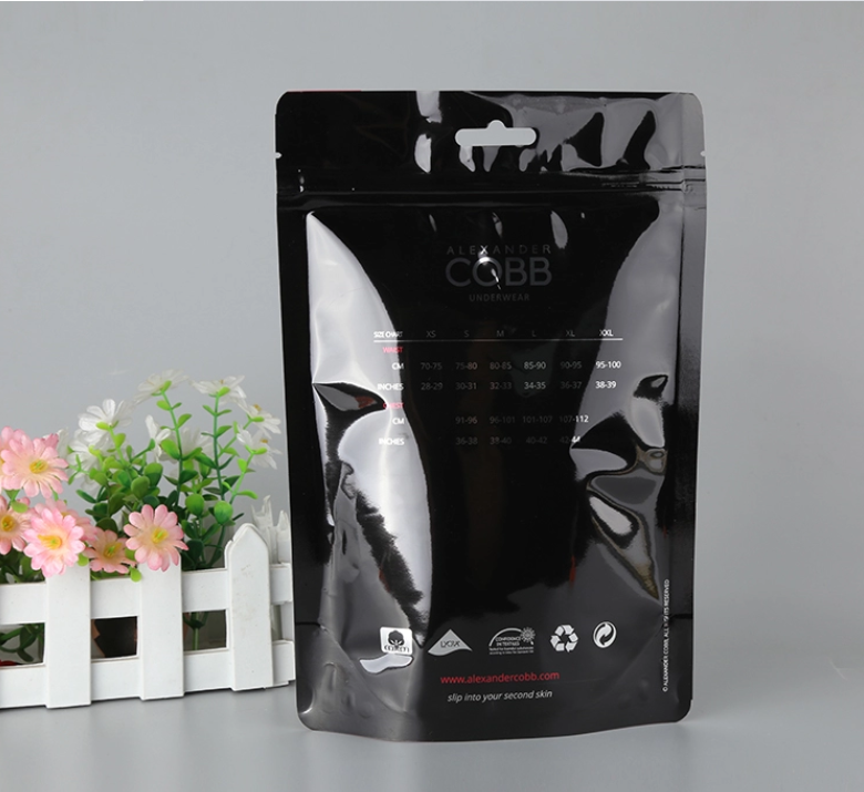 Zip Lock Frosted Resealable Poly Bags For Garment Packaging