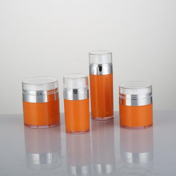 dupla camada de creme cosmética reta acrílica dos frascos de 30g 50g